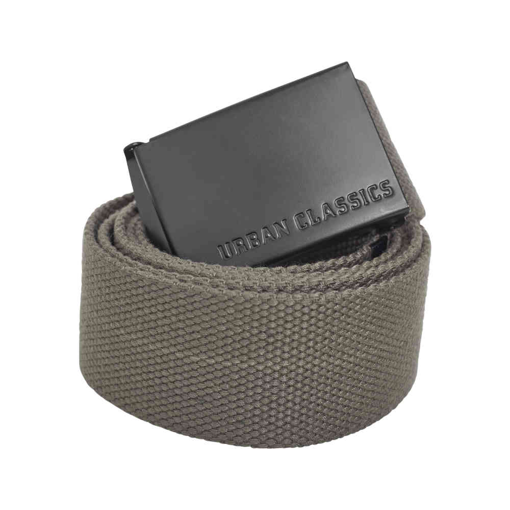 Urban Classics - Canvas Belts olive/black one size Riem - Groen